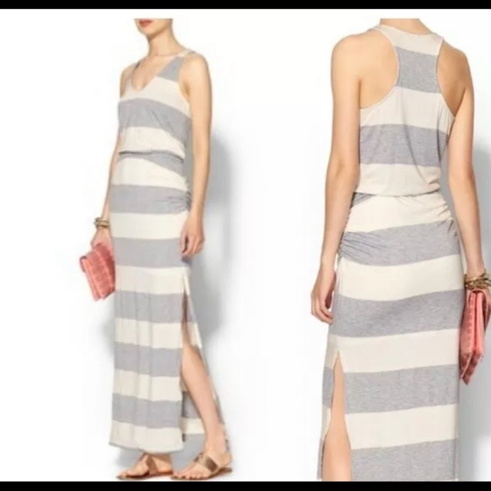 ✨Splendid Stripe Maxi with Ruching